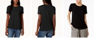 Eileen Fisher Stretch Jersey Short-Sleeve T-Shirt, Regular & Petite